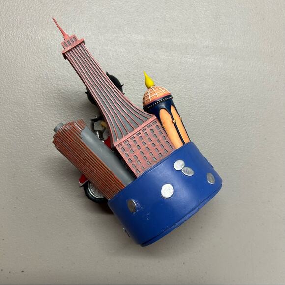 Betty Boop Pudgie Motorcycle Chopper Musical Figurine Skyline On The Road Again - Picture 2 of 8